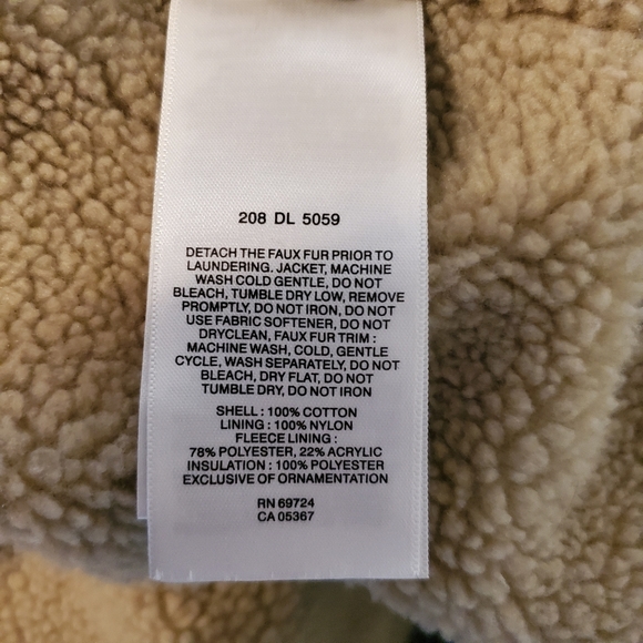 Pacific Trail NWOT Small Fleece & Cotton Jacket. - Picture 16 of 16